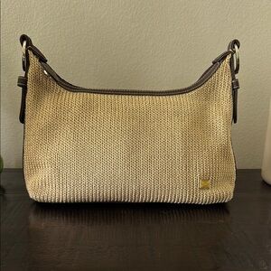 The Sak Cream Textured Shoulder Bag